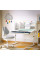 Комплект парта Evo-кids TH-230 Grey + крісло Evo-kids Mio Lite G (арт.TH-230 W/G + Y-208 G) - оббивка сіра / накладки на ніжках сірі (коробок-2 шт.)