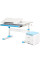 Комплект (S) Evo-Kids TH-310 (парта + тумба) (арт.TH-310 + BD C3_ BLUE) - накладки блакитні / оббивка блакитна (коробок-2 шт.)