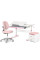 Комплект (L) Evo-Kids TH-310 Pink (парта + крісло + тумба) (арт. TH-310 + Y-412 Lite + BD C3_PINK) - накладки рожеві  / оббивка рожева (коробок 3 шт.)