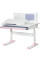 Дитячий стіл ErgoKids TH-325 Pink (арт.TH-325 W/PN) - стільниця біла / накладки на ніжках рожеві (коробок-2 шт.)