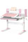 Дитячий стіл Evo-kids TH-330 Pink (арт. TH-330 W/PN) - стільниця біла / накладки на ніжках рожеві (коробок-1 шт.)