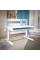 Дитячий стіл Evo-kids TH-330 Light Blue (арт. TH-330 W/Z) - стільниця біла / накладки на ніжках світло-блакитні (коробок-1 шт.)