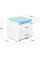 Комплект (S) Evo-Kids TH-330 Light Blue (парта+тумба) (арт.TH-330 Z+BD C3_BLUE) - накладки світло-блакитні / оббивка блакитна (коробок-2 шт.)