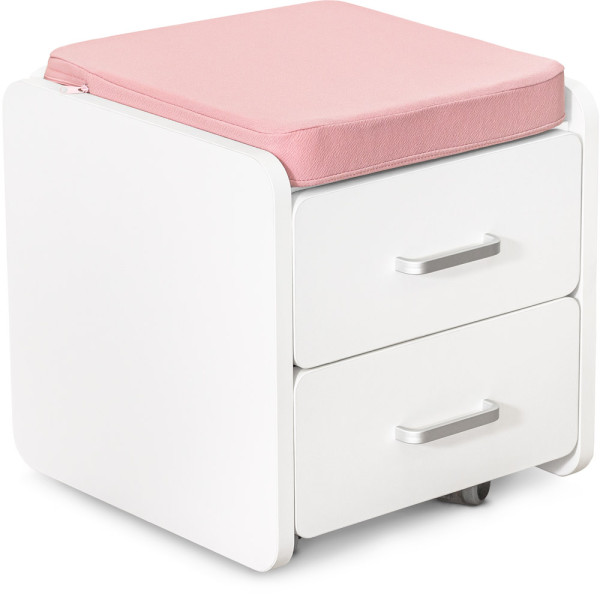 Комплект (S) Evo-Kids TH-330 Pink (парта + тумба) (арт.TH-330 + BD C3_PINK) - рожеві накладки / оббивка рожева (коробок-2 шт.)