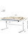 Детский стол Evo-kids TH-360 Lite Grey (арт. TH-360 TG/G Lite) - столешница дерево / накладки на ножках серые (коробок 1 шт.)