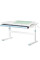 Дитячий стіл Evo-kids TH-360 Lite Blue (арт. TH-360 WG/BL Lite) - стільниця біла / накладки на ніжках блакитні (коробок 1 шт.)