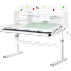 Дитячий стіл Evo-kids TH-360 Grey (арт.TH-360 WG/G) - стільниця біла / накладки на ніжках сірі (коробок 2 шт.)