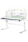 Дитячий стіл Evo-kids TH-360 Grey (арт.TH-360 WG/G) - стільниця біла / накладки на ніжках сірі (коробок 2 шт.)