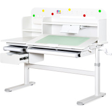 Дитячий стіл Evo-kids TH-360 Plus Grey (арт. TH-360 WG/G Plus) - стільниця біла / накладки на ніжках сірі (коробок 3 шт.)