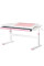 Дитячий стіл Evo-kids TH-360 Lite Pink (арт. TH-360 WG/PN Lite) - стільниця біла / накладки на ніжках рожеві (коробок 1 шт.)