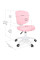 Дитяче крісло Evo-Kids Study Air Pink (арт. Y-101 KP) - спинка сітка / сидіння тканина / рожеве (коробок-1 шт.)