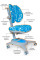 Крісло Mealux Onyx Duo ABK (арт.Y-115 ABK) - обивка блакитна з буквами (коробок-1 шт.)