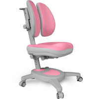 Крісло Mealux Onyx Duo DPG (арт.Y-115 DPG) - оббивка рожева з сірими вставками (коробок-1 шт.)