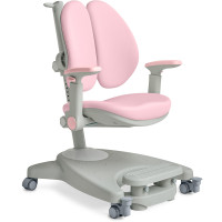 Детское кресло Mealux Supra Duo Plus Pink Grey (арт.Y-116 KP) - обивка серая / розовая (коробок-1 шт.)