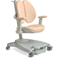Дитяче крісло Mealux Supra Duo Plus Peech (арт.Y-116 PG) - оббивка персикова / сіра (коробок-1 шт.)