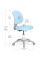Детское кресло Evo-kids Limpi Blue (арт.Y-212 KBL) - обивка голубая однотонная (коробок-1шт.)