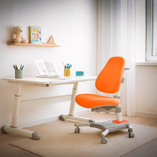 Крісло Evo-kids Omega (арт.Y-220 KY) - оббивка помаранчева однотонна (коробок-1 шт.)