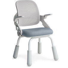 Дитяче крісло Mealux Neo Air Static Dark Blue (арт.Y-306 DBG) - оббивка темно-синя / сіра (коробок-1 шт.)