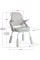 Дитяче крісло Mealux Neo Air Static Grey (арт.Y-306 G) - сіра оббивка (коробок-1 шт.)