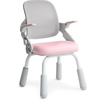 Детское кресло Mealux Neo Air Static Pink Grey (арт.Y-306 KPG) - обивка серая / розовая (коробок-1 шт.)