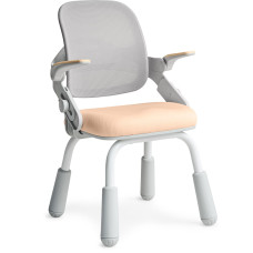 Дитяче крісло Mealux Neo Air Static Peach (арт.Y-306 PG) - оббивка персикова / сіра (коробок-1 шт.)