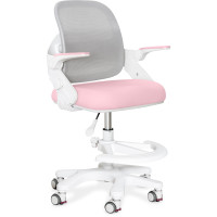 Крісло Mealux Neo Air Pink Grey (арт.Y-308 KPG) - оббивка сіра / рожева (коробок-1 шт.)