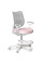 Дитяче крісло Mealux Y-312 Pink Grey (арт.Y-312 KPG) - оббивка рожева / сіра (коробок-1 шт.)
