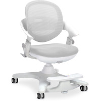Дитяче крісло Mealux Niro Grey (арт. Y-350 G) - спинка сітка / сидіння тканина / колір сірий (коробок 1 шт.)