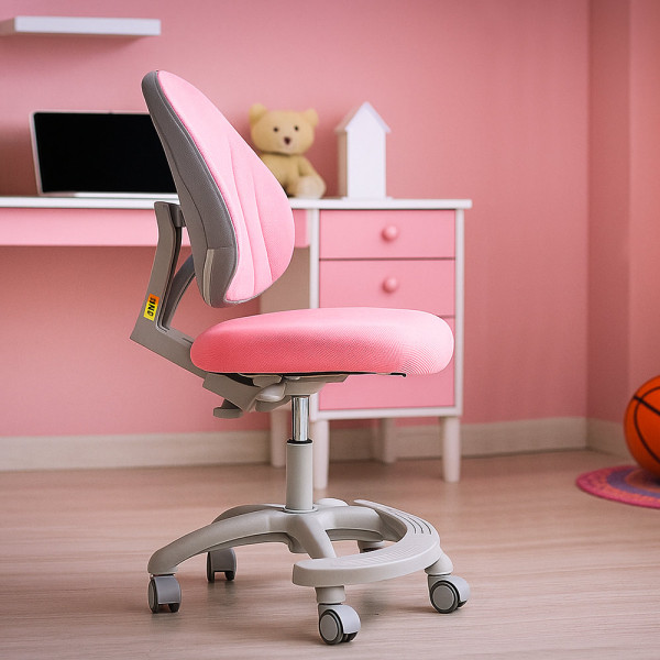 Крісло дитяче ErgoKids GT Y-401 ortopedic pink- оббивка рожева однотонна (коробок-1 шт.)