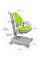 Крісло дитяче ErgoKids GT Y-404 ortopedic green - оббивка зелена однотонна (коробок-1 шт.)