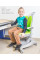 Крісло дитяче ErgoKids GT Y-404 ortopedic green - оббивка зелена однотонна (коробок-1 шт.)