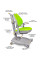 Крісло дитяче ErgoKids GT Y-404 ortopedic green - оббивка зелена однотонна (коробок-1 шт.)
