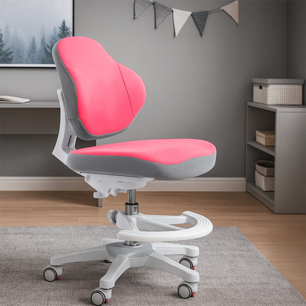 Дитяче крісло Evo-Kids Mio Classic Pink (арт.Y-405 KP) - оббивка рожева однотонна (коробок-1 шт.)