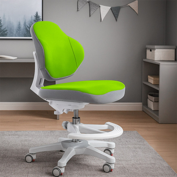 Дитяче крісло Evo-кids Mio Classic Green (арт.Y-405 KZ) - оббивка зелена однотонна (коробок-1 шт.)