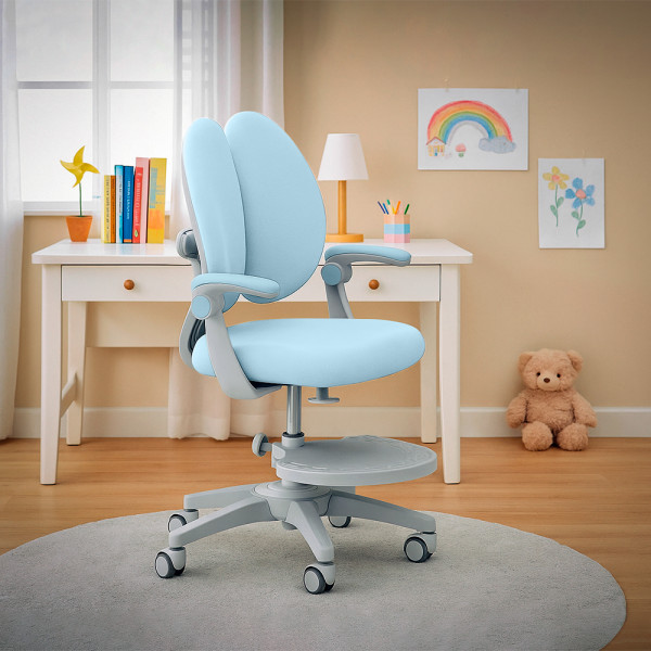 Дитяче крісло Mealux Sprint Duo Blue (арт.Y-412 KBL) - оббивка блакитна однотонна (коробок-1шт.)