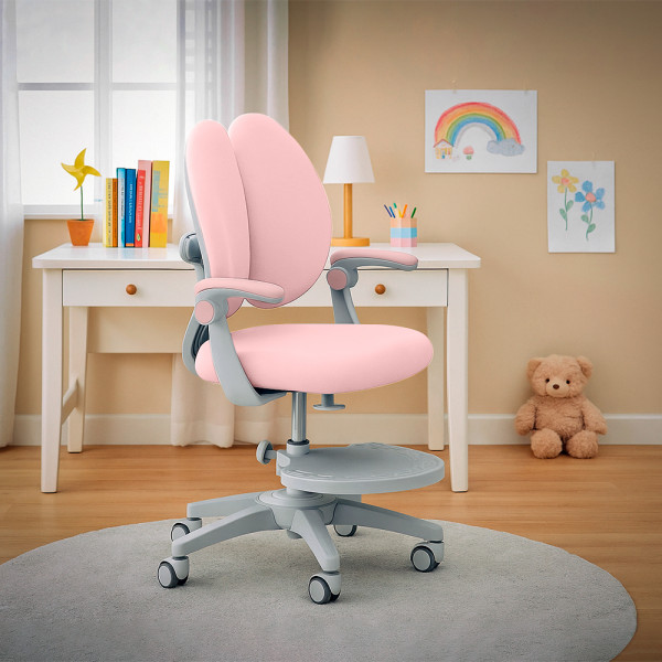 Дитяче крісло Mealux Sprint Duo Pink (арт.Y-412 KP) - оббивка рожева однотонна (коробок-1шт.)