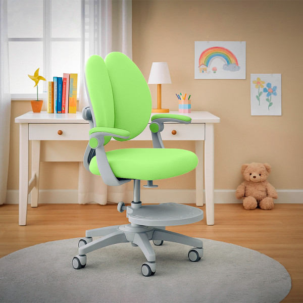 Дитяче крісло Mealux Sprint Duo Green (арт.Y-412 KZ) - оббивка зелена однотонна (коробок-1шт.)