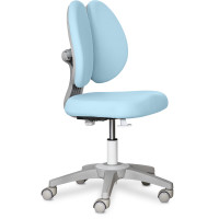 Детское кресло Mealux Sprint Duo Lite Blue (арт.Y-412 Lite KBL) - обивка голубая однотонная (коробок-1шт.)