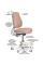 Детское кресло Evo-Kids Mio Ergo Lite Brown (арт.Y-507 Lite BR) - обивка коричневая однотонная (коробок-1шт.)