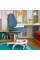 Дитяче крісло Evo-Kids Mio Ergo Lite Dark blue (арт. Y-507 Lite DB) - оббивка синя однотонна (коробок-1шт.)