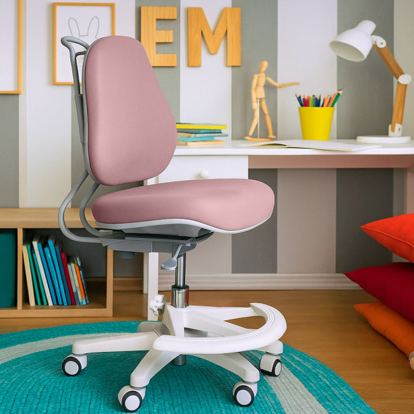 Детское кресло Evo-Kids Mio Ergo Lite Dark Pink (арт.Y-507 Lite DP) - обивка темно-розовая однотонная (коробок-1шт.)