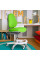Дитяче крісло Evo-Kids Mio Ergo Lite Green (арт.Y-507 Lite KZ) - оббивка зелена однотонна (коробок-1шт.)