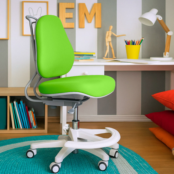 Дитяче крісло Evo-Kids Mio Ergo Lite Green (арт.Y-507 Lite KZ) - оббивка зелена однотонна (коробок-1шт.)