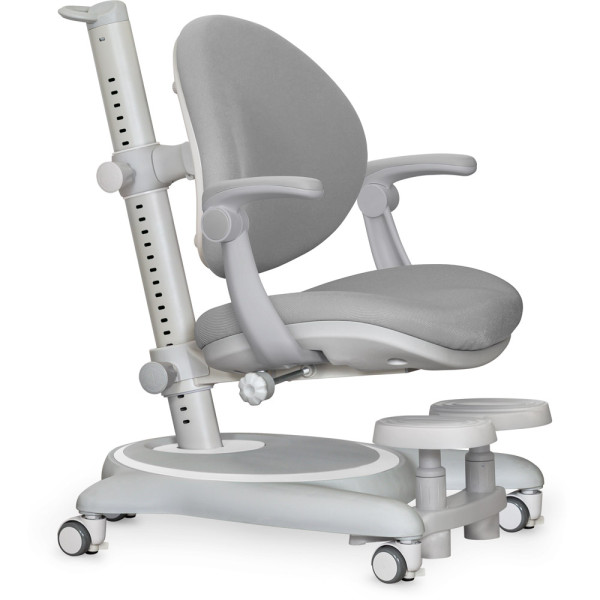 Дитяче крісло Mealux Ortoback Plus Grey (арт.Y-508 G Plus) -- оббивка сіра однотонна (коробок-2 шт.)