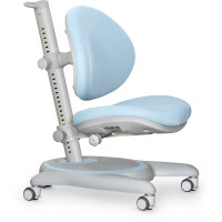 Детское кресло Mealux Ortoback Blue (арт.Y-508 KBL) - обивка голубая однотонная (коробок-1шт.)