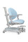 Детское кресло Mealux Ortoback Plus Blue (арт.Y-508 KBL Plus) - обивка голубая однотонная (коробок-2 шт.)