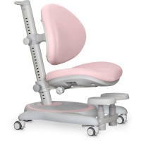 Детское кресло Mealux Ortoback Base Pink (арт.Y-508 KP Base) - обивка розовая однотонная (коробок-2 шт.)