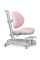Дитяче крісло Mealux Ortoback Base Pink (арт.Y-508 KP Base) - оббивка рожева однотоннаа (коробок-2 шт.)