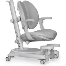 Дитяче крісло Mealux Ortoback Duo Plus Grey (арт.Y-510 G Plus) -- оббивка сіра однотонна (коробок-2 шт.)