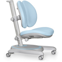 Детское кресло Mealux Ortoback Duo Blue (арт.Y-510 KBL) - обивка голубая однотонная (коробок-1шт.)